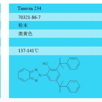 巴斯夫进口Tinuvin 234 天乐荣